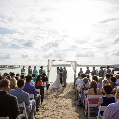 Hyatt Place Dewey Beach Wedding Ceremony in Delaware
