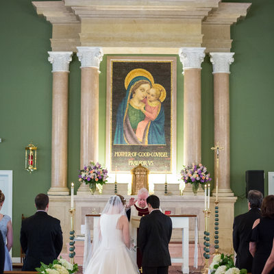 Malvern Prep Catholic Wedding Ceremony Blessing