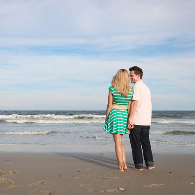 Beach Engagement Photos - New Jersey Photographer