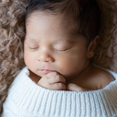 Baby Portraits in Chester County - Sleeping Boy
