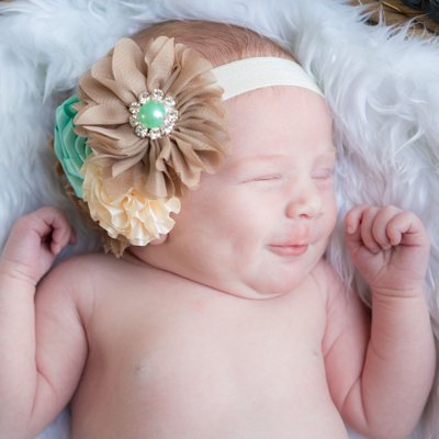 In Home Newborn Photographer - Sleepy Smiles