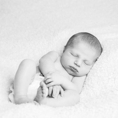 Paoli Newborn Photographer - Black and White Portraits