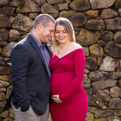 Maternity Portraits with Husband and Wife