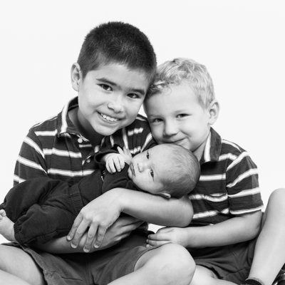 Three Brothers - Family Photography in Malvern