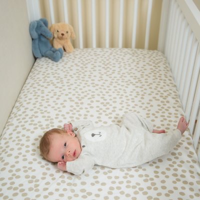 Newborn Baby in Crib - Traveling Newborn Photographer