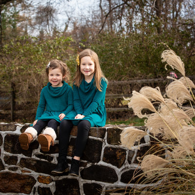 Fall Photos of Sisters