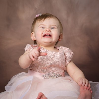 Silly First Birthday Reactions - Studio Portraits
