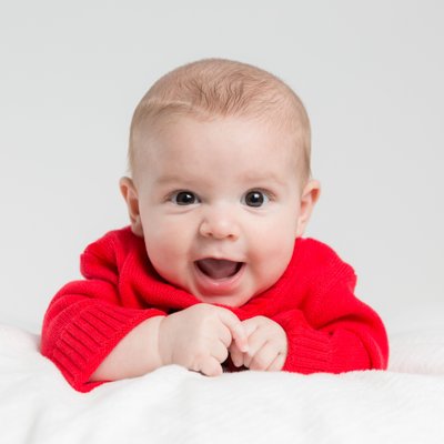 Malvern Photographer - Four Month Old Studio Portraits