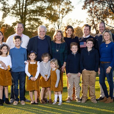 Extended Family photos at Golf Course