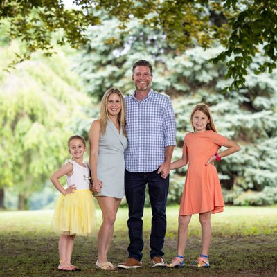Family Portraits at Rose Tree Park in Media