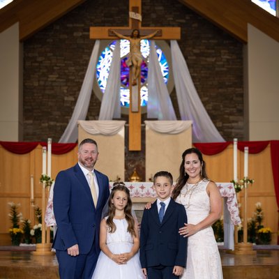 Family Formals at First Holy Communion