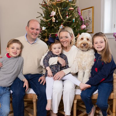 Family Christmas Card Photos in Your Home