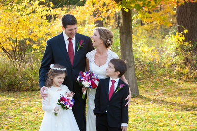 Blended Family Wedding at Waynesborough Historic House