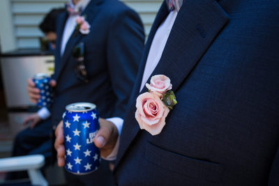 Groomsmen Details - Beers and Boutonnieres 