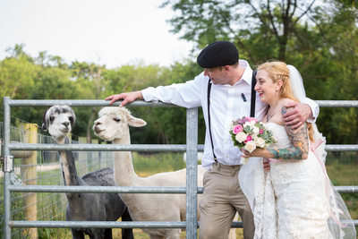 Queens County Farm Wedding with Alpacas