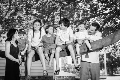 Outdoor Family Photos in Willistown Township
