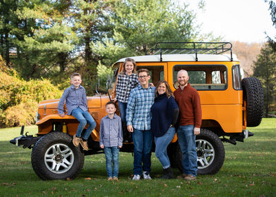 Mavlern Family Photos with Vintage Truck