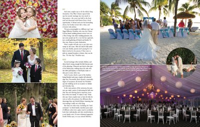 Magazine Spread - County Lines - Wedding Issue 2020