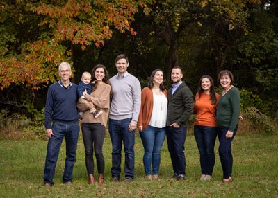 Parents, Kids, and Grandkids Together in Family Picture
