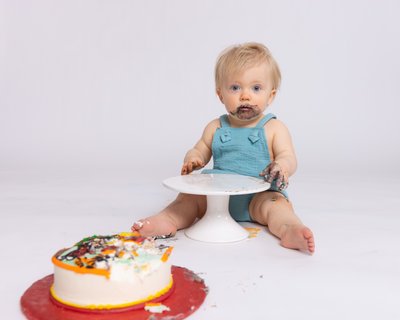 Oops! First Birthday Cake Smash Mishaps