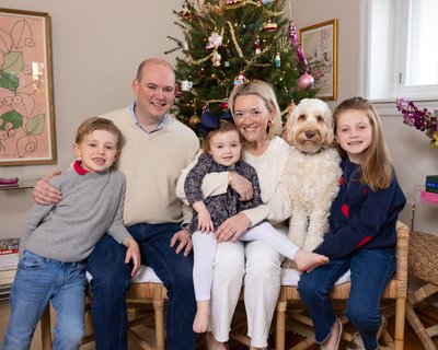 Family Christmas Card Photos in Your Home