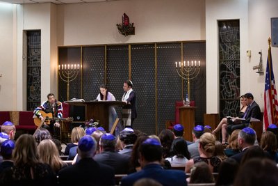 Bat Mitzvah Ceremony - Photos in Synagogue