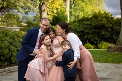 Family Formal Photos at Radnor Valley Country Club