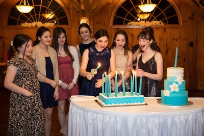 Candle Lighting Ceremony at King's Mill Mitzvah