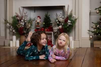 Christmas Photos in Pajamas