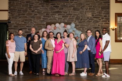 Formal Group Photos at Baby Shower