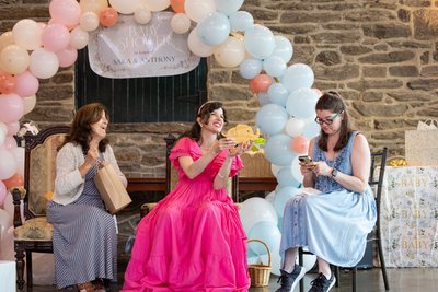Opening Gifts at Shower