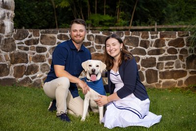 Save the Date Engagement Photos with Dog