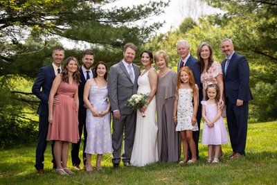 Family Formals at Wedding
