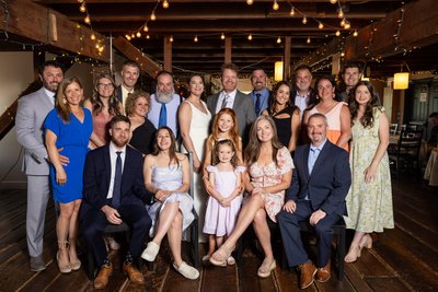 Extended Family Group Photos at Reception