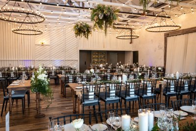 Elegant Terrain Gardens Reception Setup