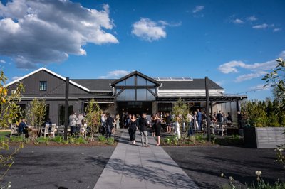 Cocktail Hour at Terrain Gardens Wedding