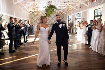 Bride and Groom Grand Entrance Moment