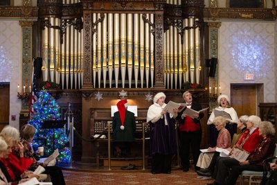Christmas Carolers at Beaumont Retiremont Community