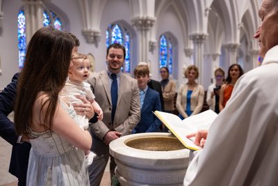 St. Thomas of Villanova Baptism Photographer