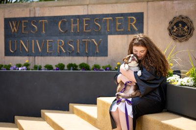 West Chester Graduation Photos with Pets