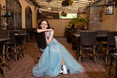 Bat Mitzvah Portraits Outside Harry's Savoy Grill