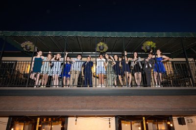 Mitzvah Attendees Hanging Out at Harry's Savoy Grill