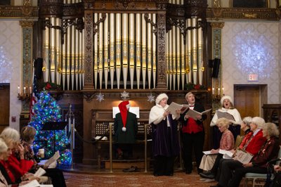 Christmas Carolers at Beaumont Retiremont Community