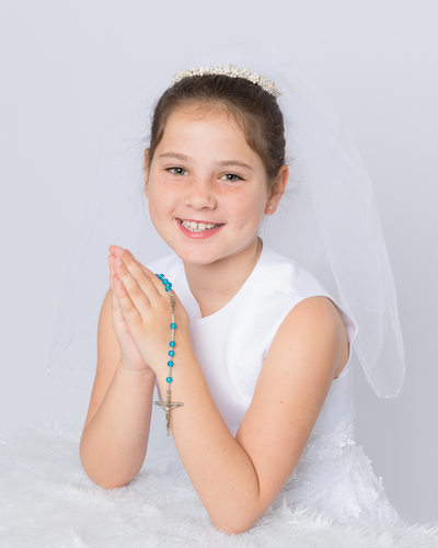 First Holy Communion Portrait Session in Chester County