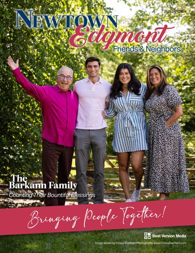 Sportscaster Michael Barkann and Family for Magazine