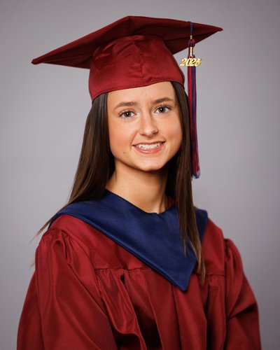 High School Graduation Photos with Cap and Gown