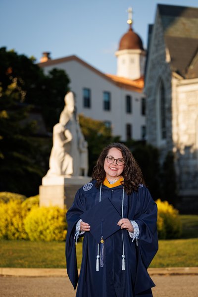 Master's Degree Graduation Photos in Villanova