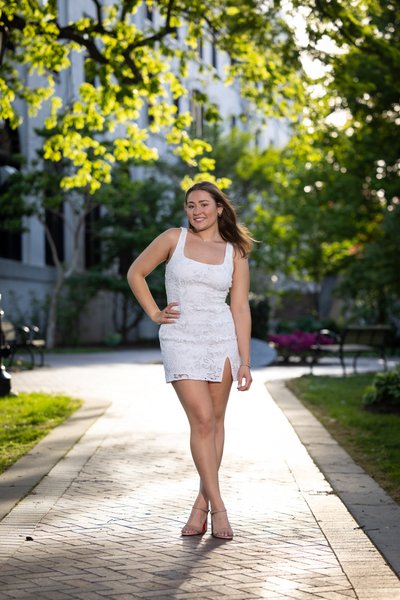 Graduation Portraits on Villanova Campus