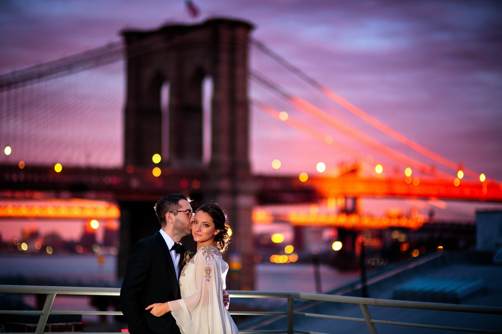Brooklyn Bridge Wedding Photo | Downtown Wedding