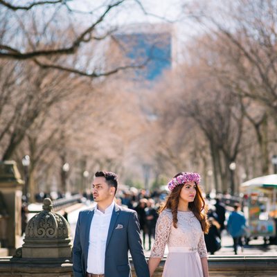 Central Park NYC Engagement Photos